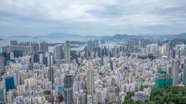 Hong Kong 'daki Kowloon Batı Dinamik Şehir Bölgesi ve Kültür Merkezi.