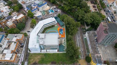 Hong Kong 'daki Kowloon Tong Prestijli Konut ve Eğitim Merkezi.