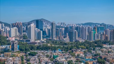 Hong Kong 'daki Kowloon Tong Prestijli Konut ve Eğitim Merkezi.