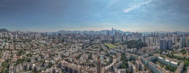 Hong Kong 'daki Kowloon Tong Prestijli Konut ve Eğitim Merkezi.