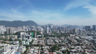 Hong Kong konut binaları Kowloon City, Hong Kong, 31 Ekim 2024