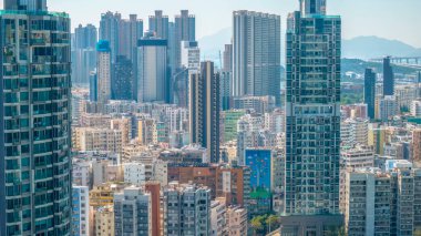 Yau tsim mong bölgesinin silueti, hk 8 Kasım 2024