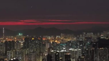 Yau Tsim Mong Bölgesi Gece Hayatı ve Şehir Işıkları, 8 Kasım 2024