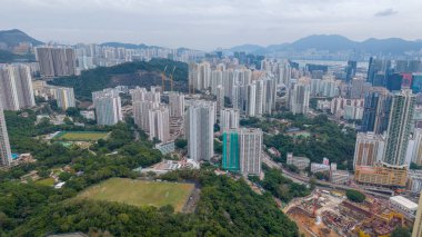 Choi Wan Konutları Kowloon Hong Kong 'da.