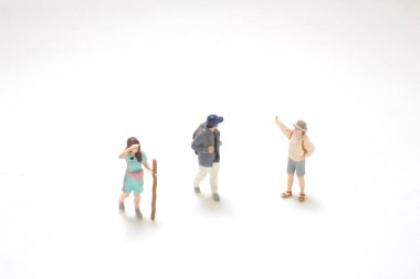 Dağ Macerası 'nda küçük bir gezgin.