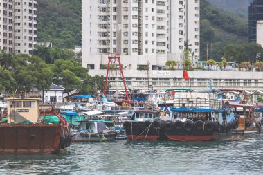 a Scenic Aberdeen South Typhoon Shelter Hong Kong Nov 16 2024 clipart