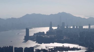 Canlı Şehir Hung Hom 'da yaşıyor, Hong Kong, Aralık 01, 2024