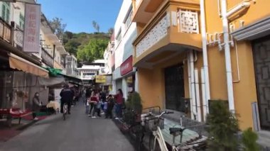 Tai O, Hong Kong 'daki Çin balıkçı köyü, Çin, 31 Aralık 2024  