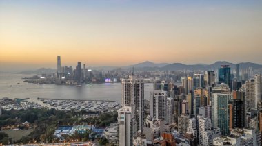 21 Aralık 2024 Şehir Merkezi Şehir Merkezindeki Sunset 'teki Overlook Limanı