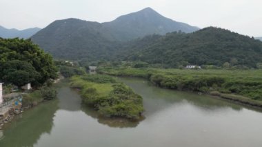 Tai O Wetland Huzur Sahil Doğası Hong Kong, 31 Aralık 2024