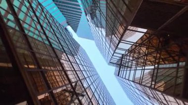 Çin Hong Kong Şehri Şehir Simgesi Vibrant Skyline Liman Manzarası, 19 Ocak 2025