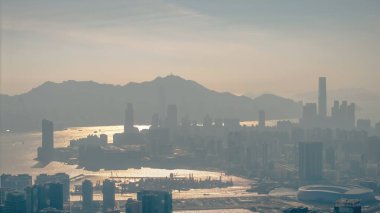 12024 Hung Hom Hong Kong 'da Yaşayan Canlı Şehir