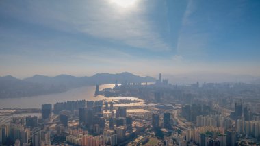 12024 Hung Hom Hong Kong 'da Yaşayan Canlı Şehir