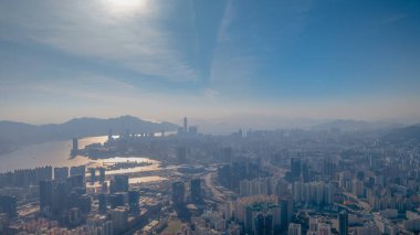 12024 Hung Hom Hong Kong 'da Yaşayan Canlı Şehir