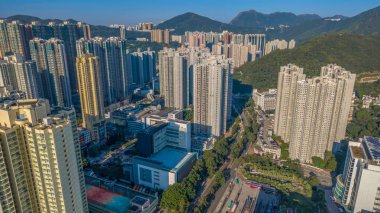 21 Aralık 2024 Şehir Yüksek Binaları Sahne Dağ TKO, HK