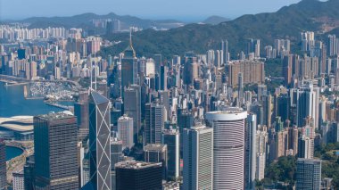 28 Ocak 2025 Wan Chai Vibrant Şehir Bölgesi Hong Kong
