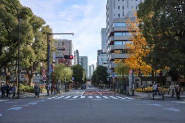 5 Aralık 2024 Modern mimari ve yayaların yer aldığı şehir manzarası