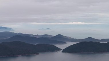 Sai Kung Hong Kong Sahne Sahil Bölgesi, 28 Ocak 2025 