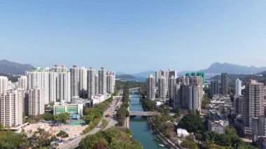 Tai Po Vibrant Şehir ve Doğal Manzara Hong Kong, 30 Ocak 2025 