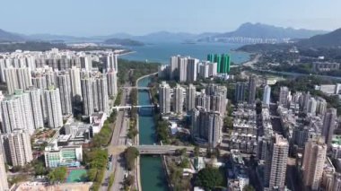 Tai Po Vibrant Şehir ve Doğal Manzara Hong Kong, 30 Ocak 2025 