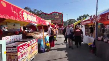 Lam Tsuen Fuarı Geleneksel Kutlamaları, Hong Kong, 30 Ocak 2025 