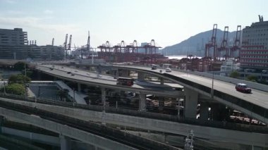 Metro Üstgeçidi Şehir Taşımacılığı Hong Kong, 29 Ocak 2025 