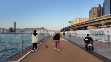 Doğu Sahili Sahil Yolu Hong Kong Rıhtımı Sahil Sahil Manzarası, 28 Ocak 2025 