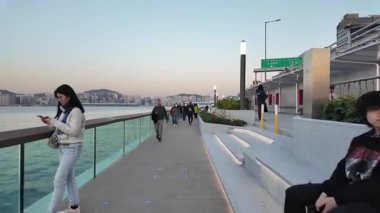 Doğu Sahili Sahil Yolu Hong Kong Rıhtımı Sahil Sahil Manzarası, 28 Ocak 2025 