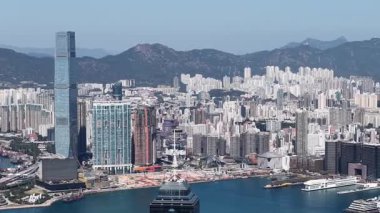 Kowloon Vibrant Şehir Bölgesi Hong Kong, 28 Ocak 2025  