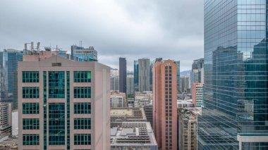 Yoğun Şehirdeki Gökdelenler ve Şehir Binaları 31 Ocak 2025