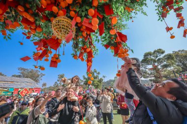 29 Ocak 2025 Lam Tsuen Hong Kong Geleneği Dilek Ağacı