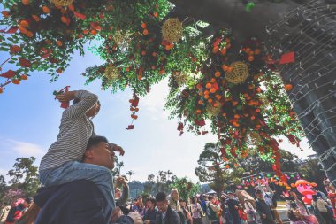 29 Ocak 2025 Lam Tsuen Hong Kong Geleneği Dilek Ağacı