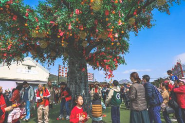 29 Ocak 2025 Lam Tsuen Hong Kong Geleneği Dilek Ağacı