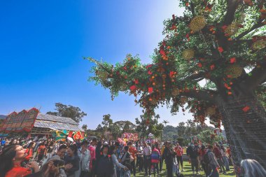29 Ocak 2025 Tai Po Lam Tsuen Dilek Ağacı Hong Kong İnsanlarıyla