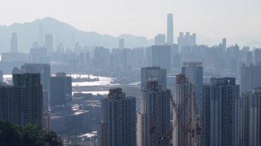 Kai Tak Seyir Terminali Hong Kong Limanı Görünümü, 1 Aralık 2024  