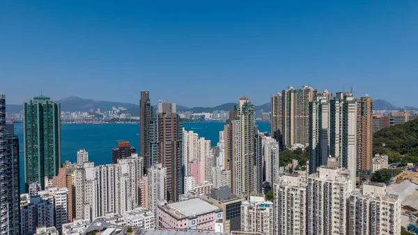 9 Şubat 2025 Hong Kong 'un muhteşem panoramik manzarası