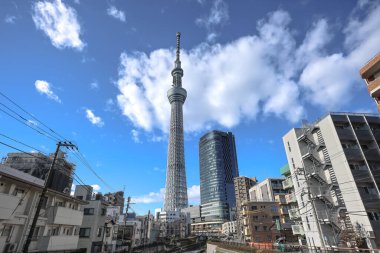 8 Aralık 2024 Sumida Bölgesi ile Skytree Tokyo Japonya