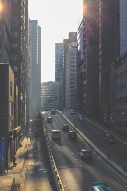 Wong Chuk Hang Yolu Hong Kong Sokak Manzarası 15 Şubat 2025