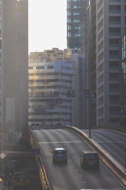 Wong Chuk Hang Yolu Hong Kong Sokak Manzarası 15 Şubat 2025