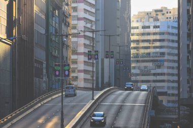 Wong Chuk Hang Yolu Hong Kong Sokak Manzarası 15 Şubat 2025