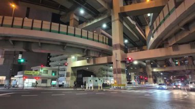 Hakozaki Otoyolu Tokyo Modern Şehir Otoyolu Manzarası, 3 Aralık 2024 