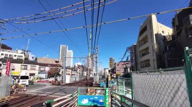 Kishibojimmae İstasyonu Tokyo Yerel Tren Transit View, 6 Aralık 2024 