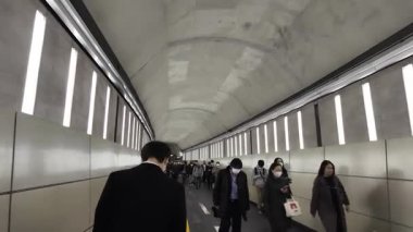 Kishibojimmae İstasyonu Tokyo Yerel Tren Transit View, 6 Aralık 2024 