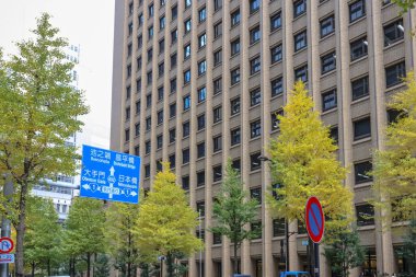 5 Aralık 2024 Şehir Caddesi manzaralı yüksek ofis binaları,