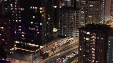 Prens Edward Yolu Batı Hong Kong Bustling Şehri Sokak Manzarası, 17 Şubat 2025 