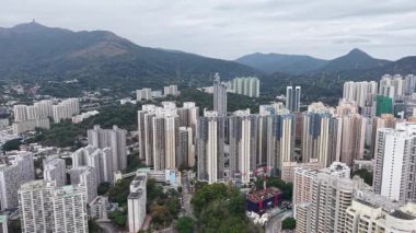 Kwai Chung Hong Kong Endüstri ve İkamet Bölgesi, 23 Şubat 2025  