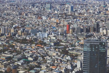 10 Aralık 2024 Şehir Manzarası çeşitli kentsel yapılar arasında önemli bir gökdelen barındırıyor