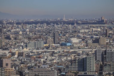 8 Aralık 2024 Tokyo kalabalık yerleşim alanı, Japonya, şehir merkezi