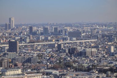 8 Aralık 2024 Tokyo kalabalık yerleşim alanı, Japonya, şehir merkezi