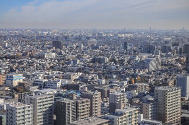 8 Aralık 2024 Tokyo kalabalık yerleşim alanı, Japonya, şehir merkezi